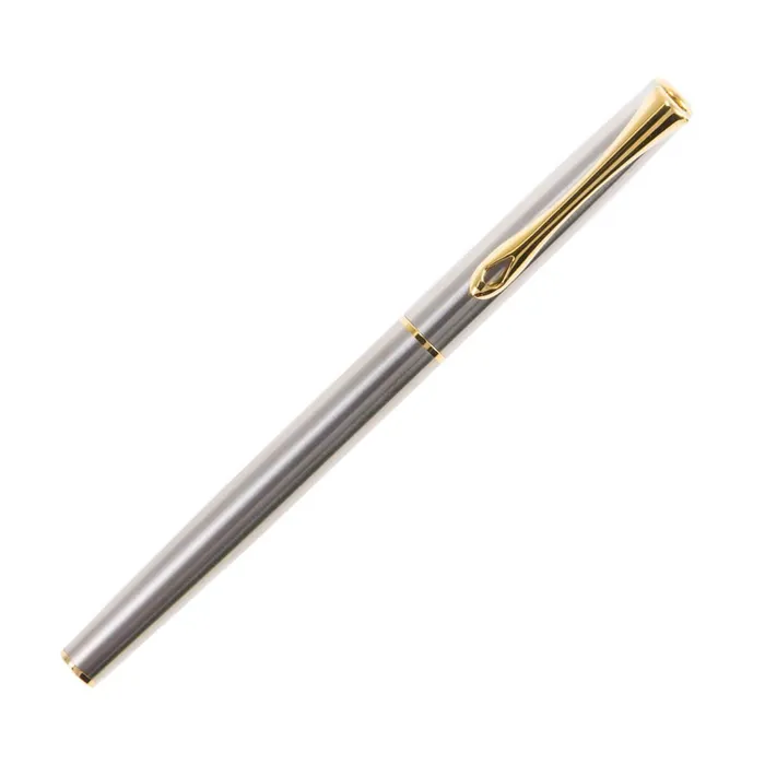 Bracelets Diplomat Diplomat Traveller Fountain Pen Stainless Steel with Gold Trim