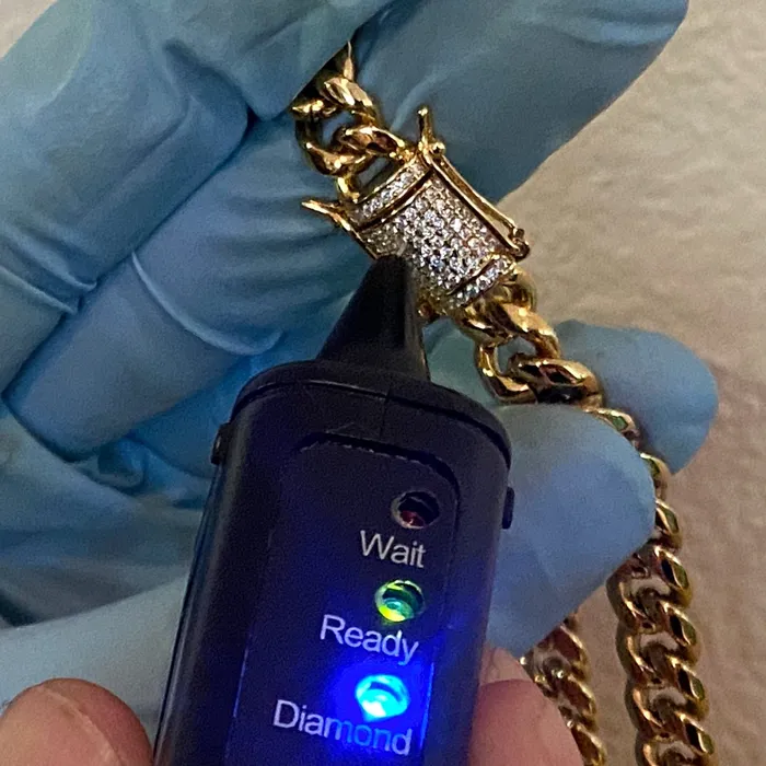 Bracelets Harlem Bling 14K Gold Plated Stainless Steel Miami Cuban Chain Moissanite Clasp 8MM Bracelets Harlem Bling 14K Gold Plated Stainless Steel Miami Cuban Chain Moissanite Clasp 8MM