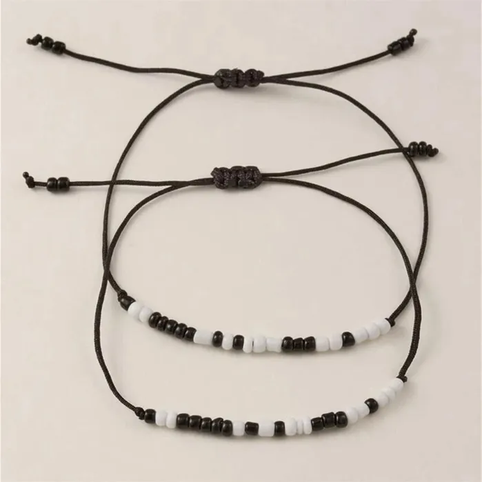 Bracelets I Love You Morse Code Bracelet Set