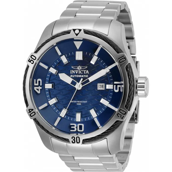 Bracelets Invicta Invicta Mens Automatic Watch Bolt Blue Dial Stainless Steel Bracelet 29769 Bracelets Invicta Invicta Mens Automatic Watch Bolt Blue Dial Stainless Steel Bracelet 29769