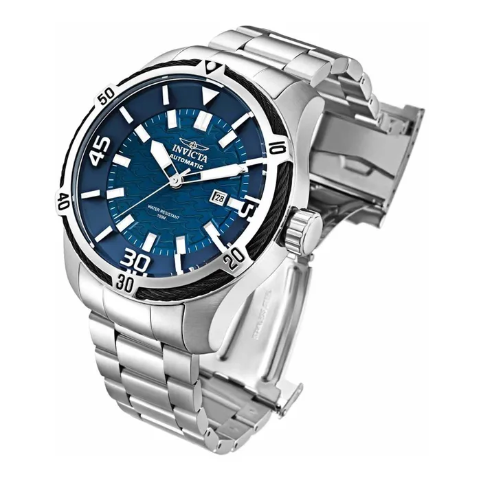 Bracelets Invicta Invicta Mens Automatic Watch Bolt Blue Dial Stainless Steel Bracelet 29769 Bracelets Invicta Invicta Mens Automatic Watch Bolt Blue Dial Stainless Steel Bracelet 29769
