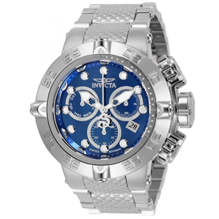 Bracelets Invicta Invicta Mens Chronograph Watch Subaqua Blue Dial Stainless Steel Bracelet 32972 Bracelets Invicta Invicta Mens Chronograph Watch Subaqua Blue Dial Stainless Steel Bracelet 32972