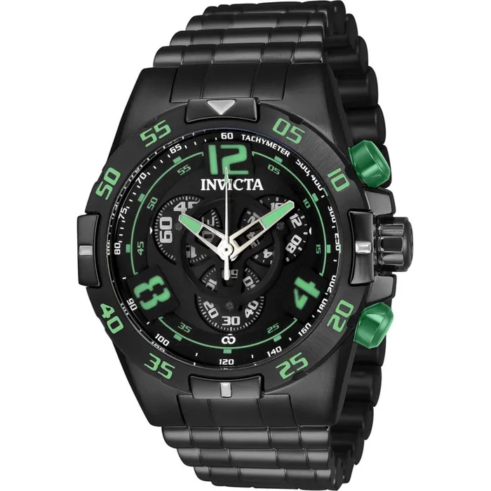 Bracelets Invicta Invicta Mens Quartz Watch Corduba Chronograph Black Dial SS Bracelet 34984 Bracelets Invicta Invicta Mens Quartz Watch Corduba Chronograph Black Dial SS Bracelet 34984