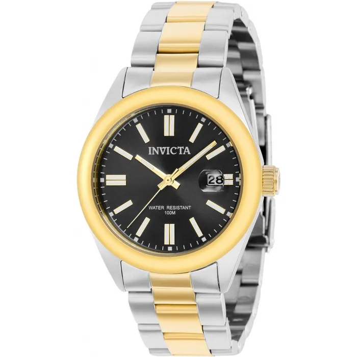 Bracelets Invicta Invicta Mens Quartz Watch Pro Diver Date Black Dial Two Tone Steel Bracelet 38487 Bracelets Invicta Invicta Mens Quartz Watch Pro Diver Date Black Dial Two Tone Steel Bracelet 38487
