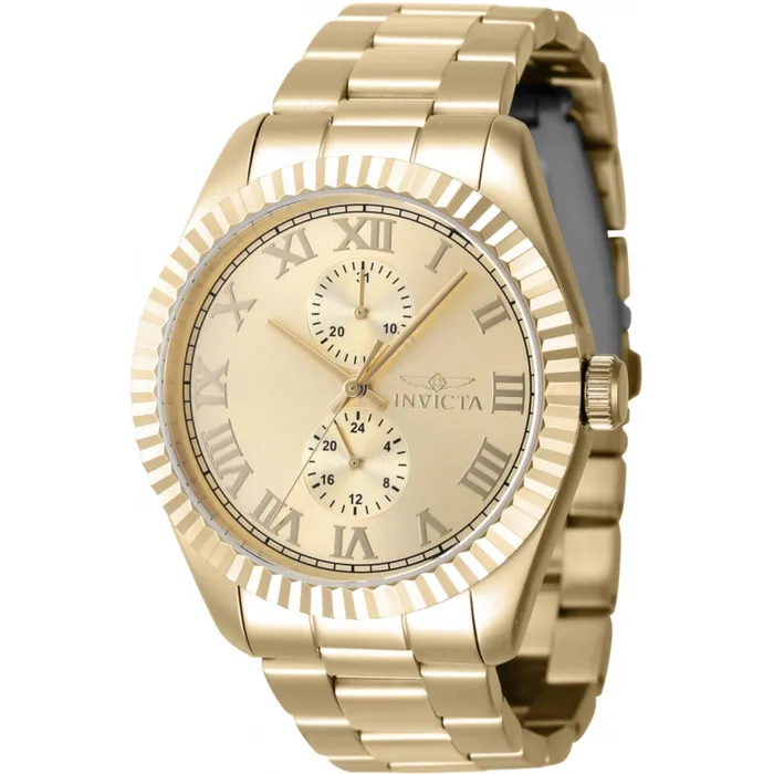 Bracelets Invicta Invicta Mens Quartz Watch Specialty Yellow Gold Stainless Steel Bracelet 47431 Bracelets Invicta Invicta Mens Quartz Watch Specialty Yellow Gold Stainless Steel Bracelet 47431
