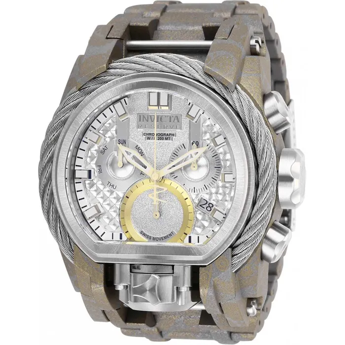 Bracelets Invicta Mens Chrono Watch Reserve Bolt Zeus Silver Tone Dial Bracelet 26438 Invicta Bracelets Invicta Mens Chrono Watch Reserve Bolt Zeus Silver Tone Dial Bracelet 26438 Invicta