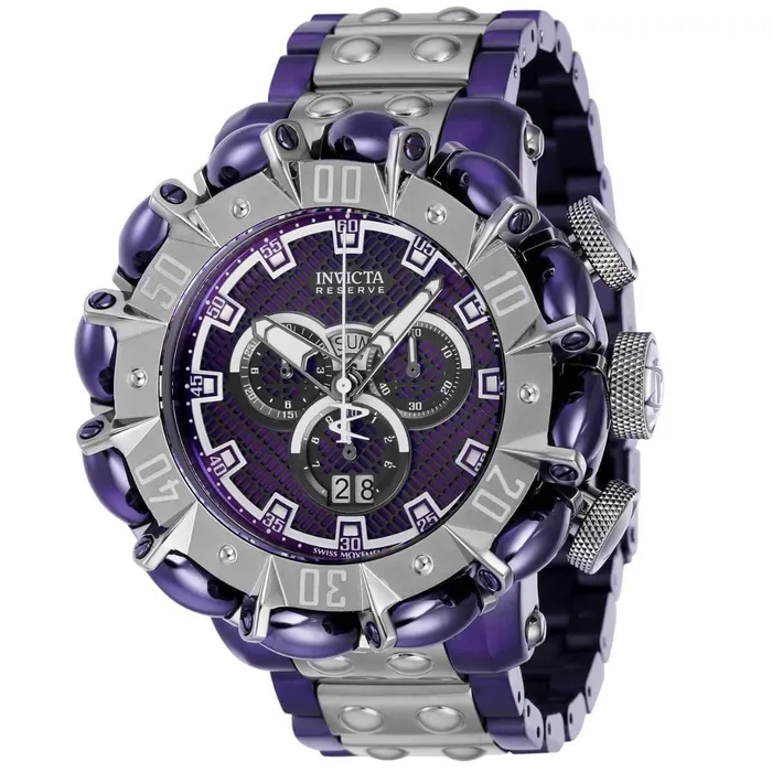 Bracelets Invicta Mens Chrono Watch Reserve Hyperbeast Purple and Titanium Bracelet 38502 Invicta Bracelets Invicta Mens Chrono Watch Reserve Hyperbeast Purple and Titanium Bracelet 38502 Invicta