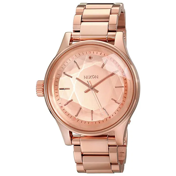 Bracelets Nixon Womens Left Hand Watch Facet Rose Gold Tone Dial Bracelet A384897 NIXON Bracelets Nixon Womens Left Hand Watch Facet Rose Gold Tone Dial Bracelet A384897 NIXON