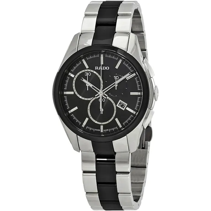 Bracelets Rado Rado Mens Chronograph Watch Hyperchrome Black Dial Two Tone Bracelet R32038152 Bracelets Rado Rado Mens Chronograph Watch Hyperchrome Black Dial Two Tone Bracelet R32038152