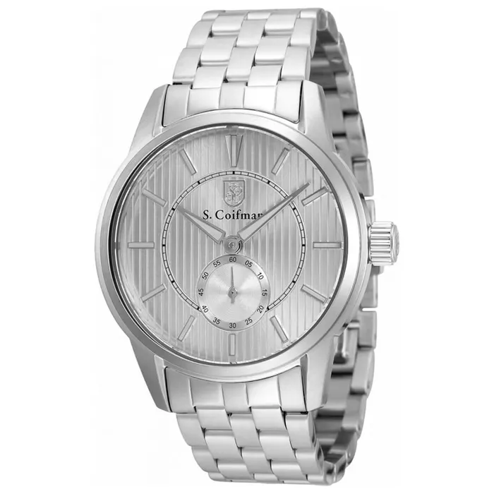 Bracelets S Coifman S Coifman Mens Quartz Watch Silver Tone Dial Stainless Steel Bracelet SC0508 Bracelets S Coifman S Coifman Mens Quartz Watch Silver Tone Dial Stainless Steel Bracelet SC0508