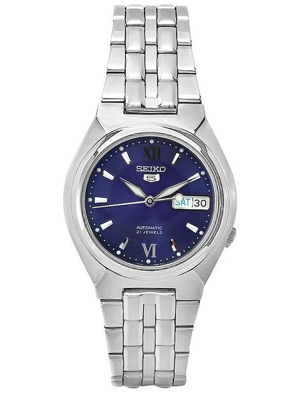 Bracelets Seiko Seiko SNK319 Mens Automatic Stainless Steel Blue Dial Watch Bracelets Seiko Seiko SNK319 Mens Automatic Stainless Steel Blue Dial Watch