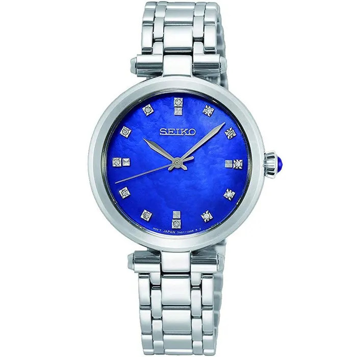 Bracelets SEIKO Seiko Womens Quartz Watch Blue Mother of Pearl Stainless Steel Bracelet SRZ531P1 Bracelets SEIKO Seiko Womens Quartz Watch Blue Mother of Pearl Stainless Steel Bracelet SRZ531P1
