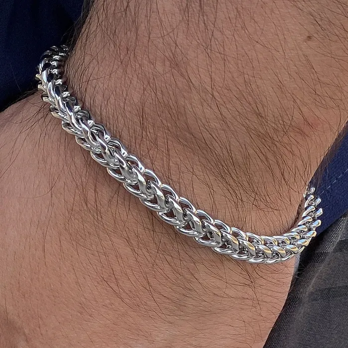 Bracelets Stainless Steel Franco Chain Bracelet 9 Bling Cartel Admin