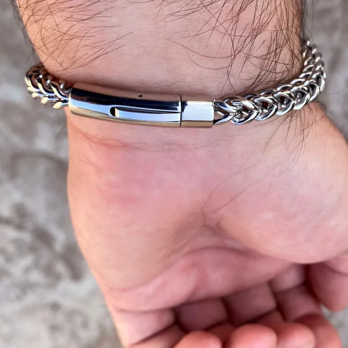 Bracelets Stainless Steel Franco Chain Bracelet 9 Bling Cartel Admin