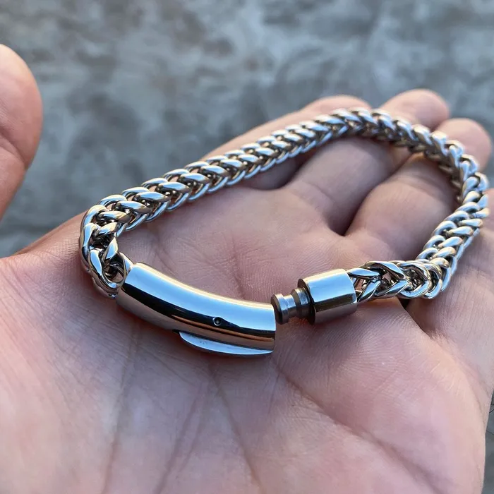 Bracelets Stainless Steel Franco Chain Bracelet 9 Bling Cartel Admin