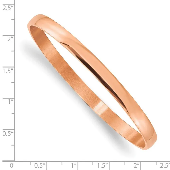 Bracelets Stainless Steel Pink IPplated Bangle Chisel Bracelets Stainless Steel Pink IPplated Bangle Chisel