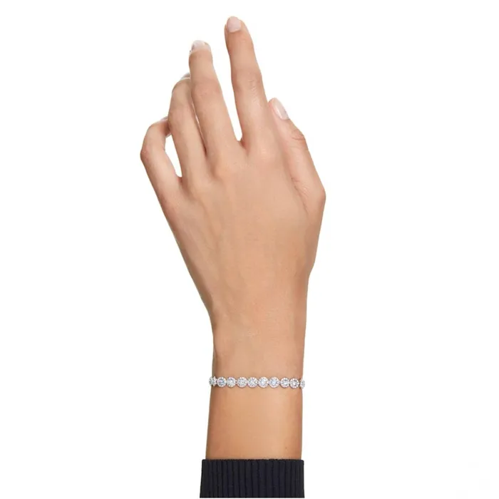 Bracelets Swarovski Swarovski Womens Bracelet Angelic Clear Crystal Pave Rhodium Plated 5071173 Bracelets Swarovski Swarovski Womens Bracelet Angelic Clear Crystal Pave Rhodium Plated 5071173