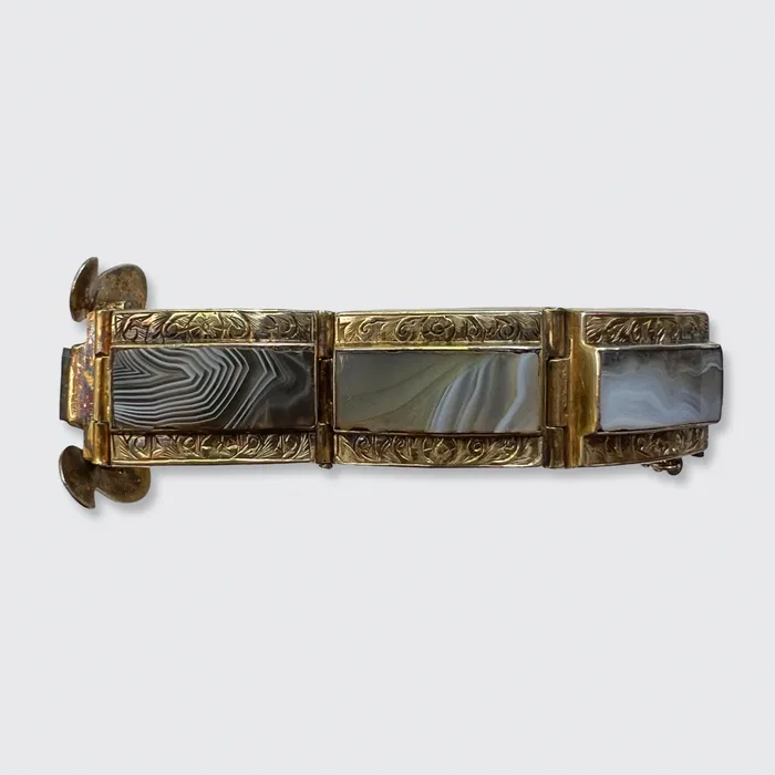 Bracelets Victorian Agate Buckle Bracelet 21stfinds