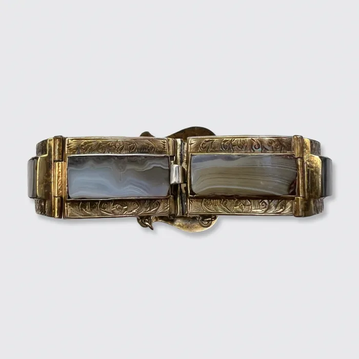 Bracelets Victorian Agate Buckle Bracelet 21stfinds