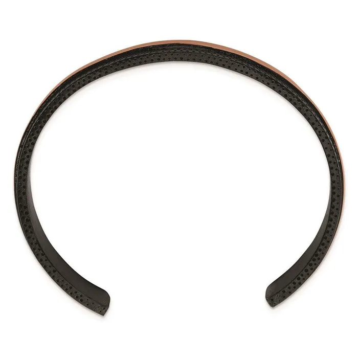 Chisel Bracelets Stainless Steel Polished and Textured BlackBrown IPplated 10mm Bangle Chisel Bracelets Stainless Steel Polished and Textured BlackBrown IPplated 10mm Bangle