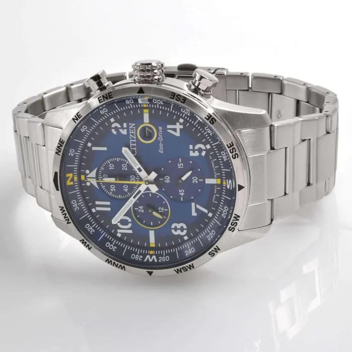 Citizen Citizen Mens Watch Chronograph Power Reserve Blue Dial Bracelet CA079083L Bracelets Citizen Citizen Mens Watch Chronograph Power Reserve Blue Dial Bracelet CA079083L Bracelets