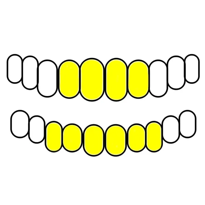 Gold Plated over 925 Silver TwoTone DiamondCut Custom Grillz Bling Cartel Admin Rings