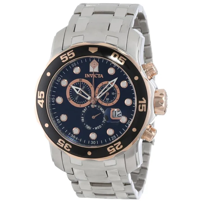 Invicta 80036 Mens Pro Diver Scuba Chronograph Black Dial Stainless Steel Bracelet Dive Watch Invicta Bracelets Invicta 80036 Mens Pro Diver Scuba Chronograph Black Dial Stainless Steel Bracelet Dive Watch Invicta Bracelets