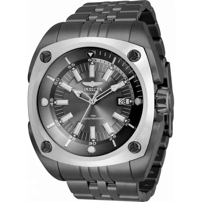 Invicta Bracelets Invicta Mens Automatic Watch Reserve Black Dial Gunmetal Bracelet 32067 Invicta Bracelets Invicta Mens Automatic Watch Reserve Black Dial Gunmetal Bracelet 32067