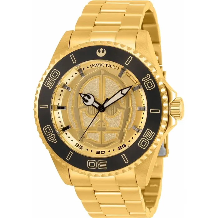 Invicta Bracelets Invicta Mens Quartz Watch Star Wars C3PO Yellow Gold Bracelet 31244 Invicta Bracelets Invicta Mens Quartz Watch Star Wars C3PO Yellow Gold Bracelet 31244