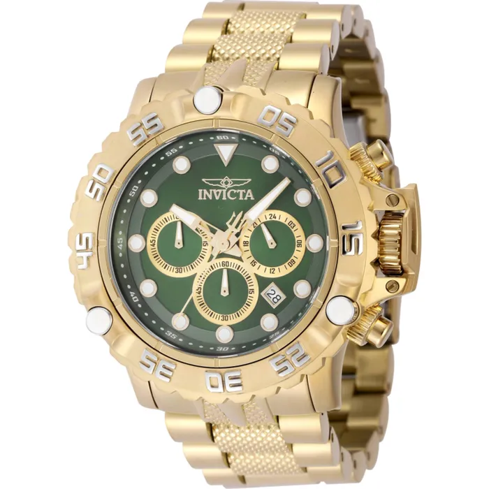 Invicta Bracelets Invicta Mens Quartz Watch Subaqua Poseidon Chronograph Yellow Gold Bracelet 47185 Invicta Bracelets Invicta Mens Quartz Watch Subaqua Poseidon Chronograph Yellow Gold Bracelet 47185