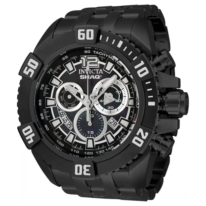 Invicta Bracelets Invicta Mens Rotating Bezel Watch Shaq Black and Silver Tone Dial Bracelet 33770 Invicta Bracelets Invicta Mens Rotating Bezel Watch Shaq Black and Silver Tone Dial Bracelet 33770