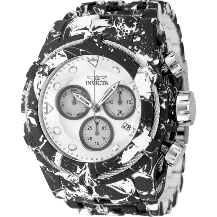 Invicta Bracelets Invicta Mens Watch Bolt Silver Grey and Black Dial Aqua Plating Bracelet 45489 Invicta Bracelets Invicta Mens Watch Bolt Silver Grey and Black Dial Aqua Plating Bracelet 45489