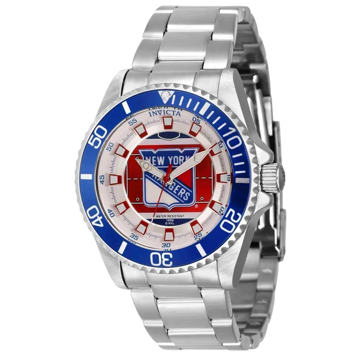 Invicta Bracelets Invicta Womens Quartz Watch NHL New York Rangers Silver Stainless Bracelet 42211 Invicta Bracelets Invicta Womens Quartz Watch NHL New York Rangers Silver Stainless Bracelet 42211