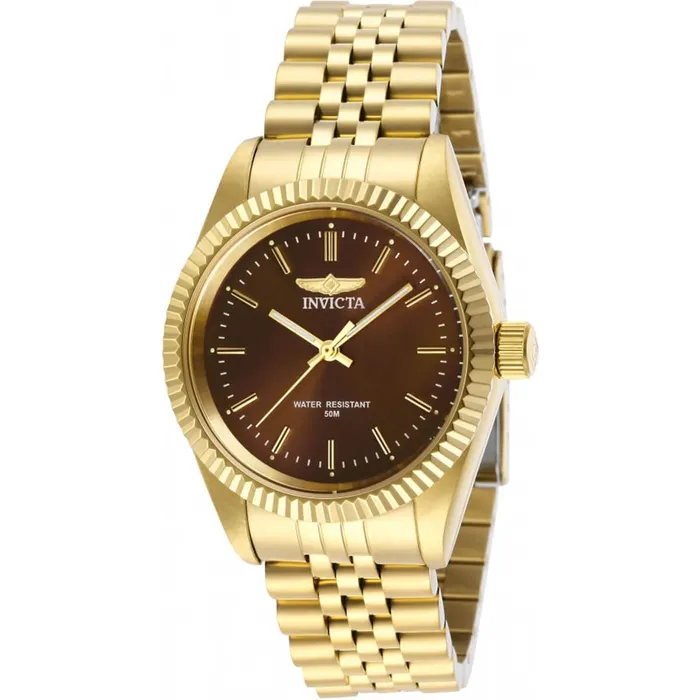 Invicta Bracelets Invicta Womens Quartz Watch Specialty Brown Dial Yellow Gold Bracelet 29410 Invicta Bracelets Invicta Womens Quartz Watch Specialty Brown Dial Yellow Gold Bracelet 29410