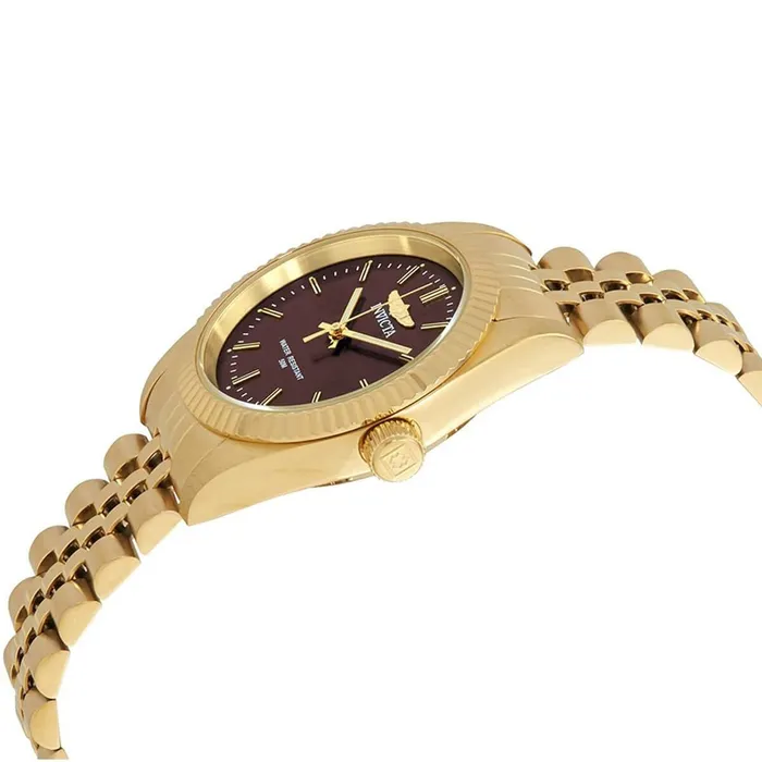 Invicta Bracelets Invicta Womens Quartz Watch Specialty Brown Dial Yellow Gold Bracelet 29410 Invicta Bracelets Invicta Womens Quartz Watch Specialty Brown Dial Yellow Gold Bracelet 29410