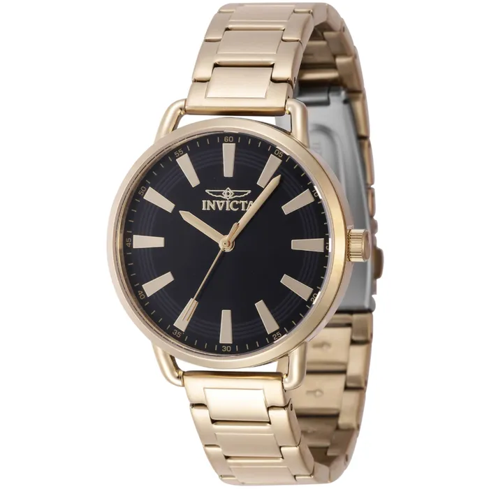 Invicta Bracelets Invicta Womens Watch Wildflower Quartz Black Dial Yellow Gold Bracelet 47322 Invicta Bracelets Invicta Womens Watch Wildflower Quartz Black Dial Yellow Gold Bracelet 47322