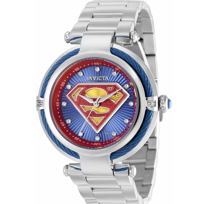 Invicta Invicta Mens Japanese Quartz Watch DC Comics Superman Silver Steel Bracelet 36954 Bracelets Invicta Invicta Mens Japanese Quartz Watch DC Comics Superman Silver Steel Bracelet 36954 Bracelets