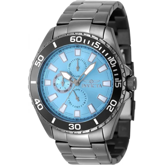 Invicta Invicta Mens Quartz Watch Pro Diver Light Blue Dial Charcoal Bracelet 47576 Bracelets Invicta Invicta Mens Quartz Watch Pro Diver Light Blue Dial Charcoal Bracelet 47576 Bracelets