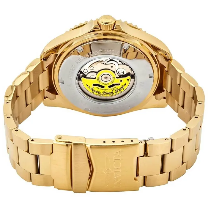 Invicta Mens Automatic Watch Pro Diver Blue Dial Yellow Gold Bracelet 28951 Invicta Bracelets Invicta Mens Automatic Watch Pro Diver Blue Dial Yellow Gold Bracelet 28951 Invicta Bracelets
