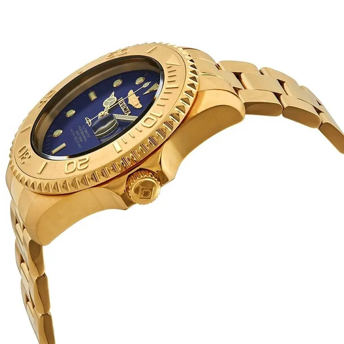 Invicta Mens Automatic Watch Pro Diver Blue Dial Yellow Gold Bracelet 28951 Invicta Bracelets Invicta Mens Automatic Watch Pro Diver Blue Dial Yellow Gold Bracelet 28951 Invicta Bracelets