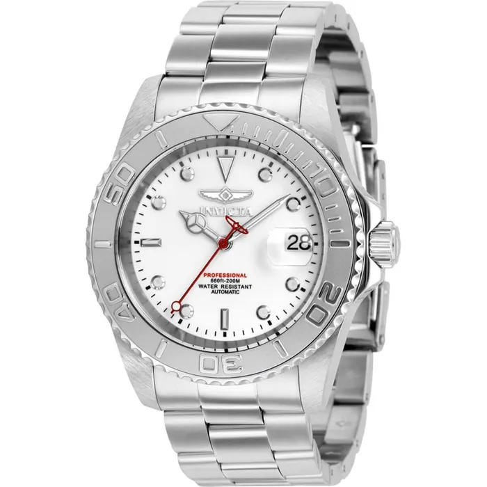 Invicta Mens Automatic Watch Pro Diver White Dial Silver Steel Bracelet 36744 Invicta Bracelets Invicta Mens Automatic Watch Pro Diver White Dial Silver Steel Bracelet 36744 Invicta Bracelets