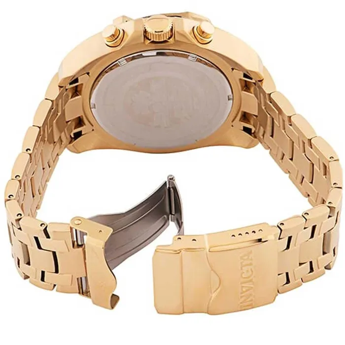 Invicta Mens Chronograph Watch Bolt Quartz Black and Gold Dial Bracelet 34122 Invicta Bracelets Invicta Mens Chronograph Watch Bolt Quartz Black and Gold Dial Bracelet 34122 Invicta Bracelets