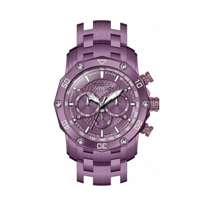Invicta Mens Quartz Watch Pro Diver Chronograph Purple Glass Fiber Bracelet 40679 Invicta Bracelets Invicta Mens Quartz Watch Pro Diver Chronograph Purple Glass Fiber Bracelet 40679 Invicta Bracelets