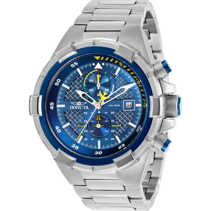 Invicta Mens Watch Aviator Chronograph Blue Dial Bracelet Steel Bracelet 28111 Invicta Bracelets Invicta Mens Watch Aviator Chronograph Blue Dial Bracelet Steel Bracelet 28111 Invicta Bracelets