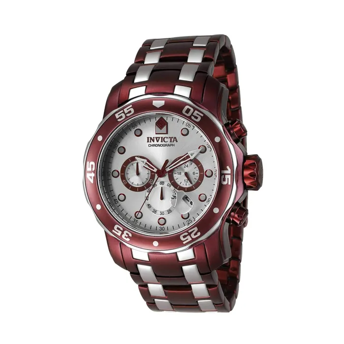 Invicta Mens Watch Pro Diver Chronograph Silver Tone Dial Two Tone Bracelet 40920 Invicta Bracelets Invicta Mens Watch Pro Diver Chronograph Silver Tone Dial Two Tone Bracelet 40920 Invicta Bracelets
