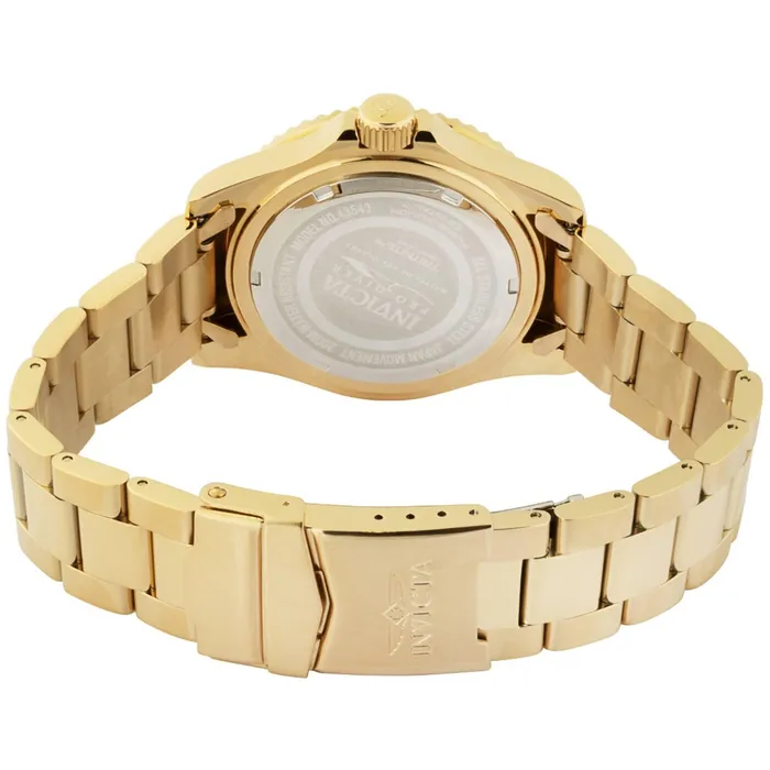 Invicta Mens Watch Pro Diver Green Dial Yellow Gold Steel Bracelet Quartz 43543 Invicta Bracelets Invicta Mens Watch Pro Diver Green Dial Yellow Gold Steel Bracelet Quartz 43543 Invicta Bracelets