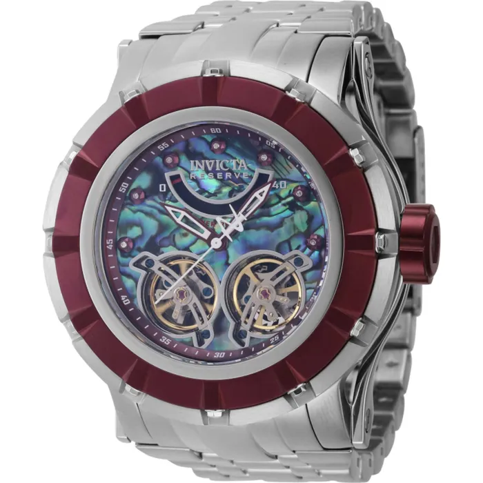 Invicta Mens Watch Reserve S1 Automatic Abalone Dial Silver Steel Bracelet 43229 Invicta Bracelets Invicta Mens Watch Reserve S1 Automatic Abalone Dial Silver Steel Bracelet 43229 Invicta Bracelets