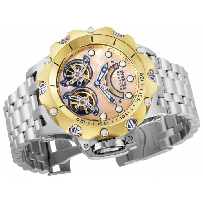 Invicta Mens Watch Reserve Venom Open Heart Dial Yellow Gold Bracelet 35640 Invicta Bracelets Invicta Mens Watch Reserve Venom Open Heart Dial Yellow Gold Bracelet 35640 Invicta Bracelets