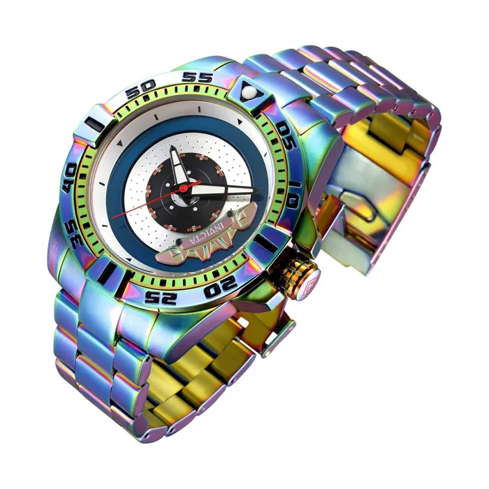 Invicta Mens Watch S1 Rally Silver Tone and Blue Dial Iridescent Bracelet 37052 Invicta Bracelets Invicta Mens Watch S1 Rally Silver Tone and Blue Dial Iridescent Bracelet 37052 Invicta Bracelets
