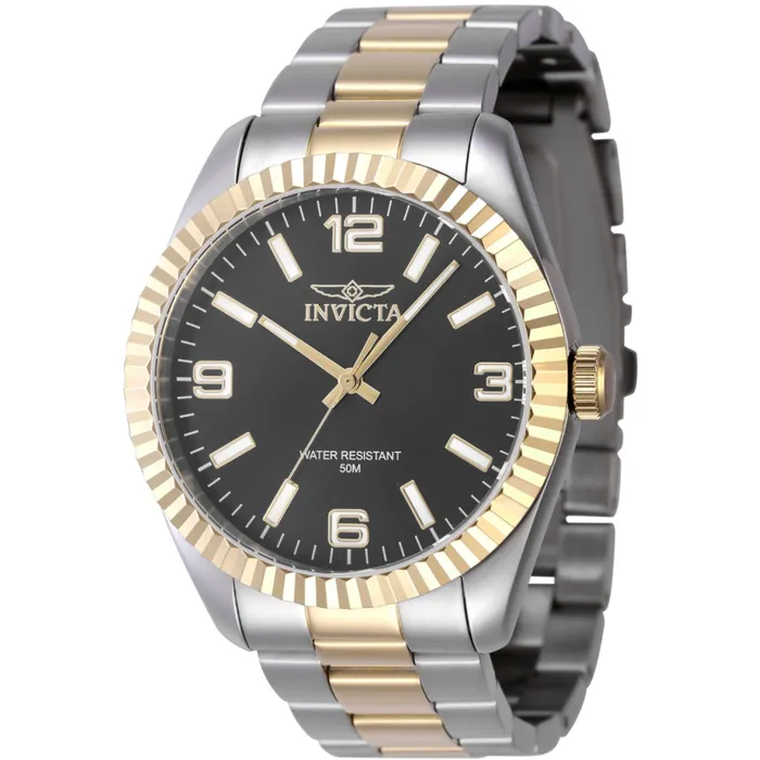 Invicta Mens Watch Specialty Quartz Black Dial Two Tone Bracelet 47453 Invicta Bracelets Invicta Mens Watch Specialty Quartz Black Dial Two Tone Bracelet 47453 Invicta Bracelets
